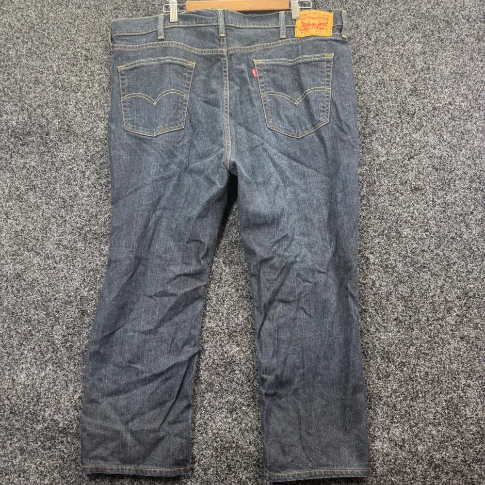 Levis 541 Athletic Taper Jeans Mens‎ 42x30 Dark Wash Indigo Blue Denim